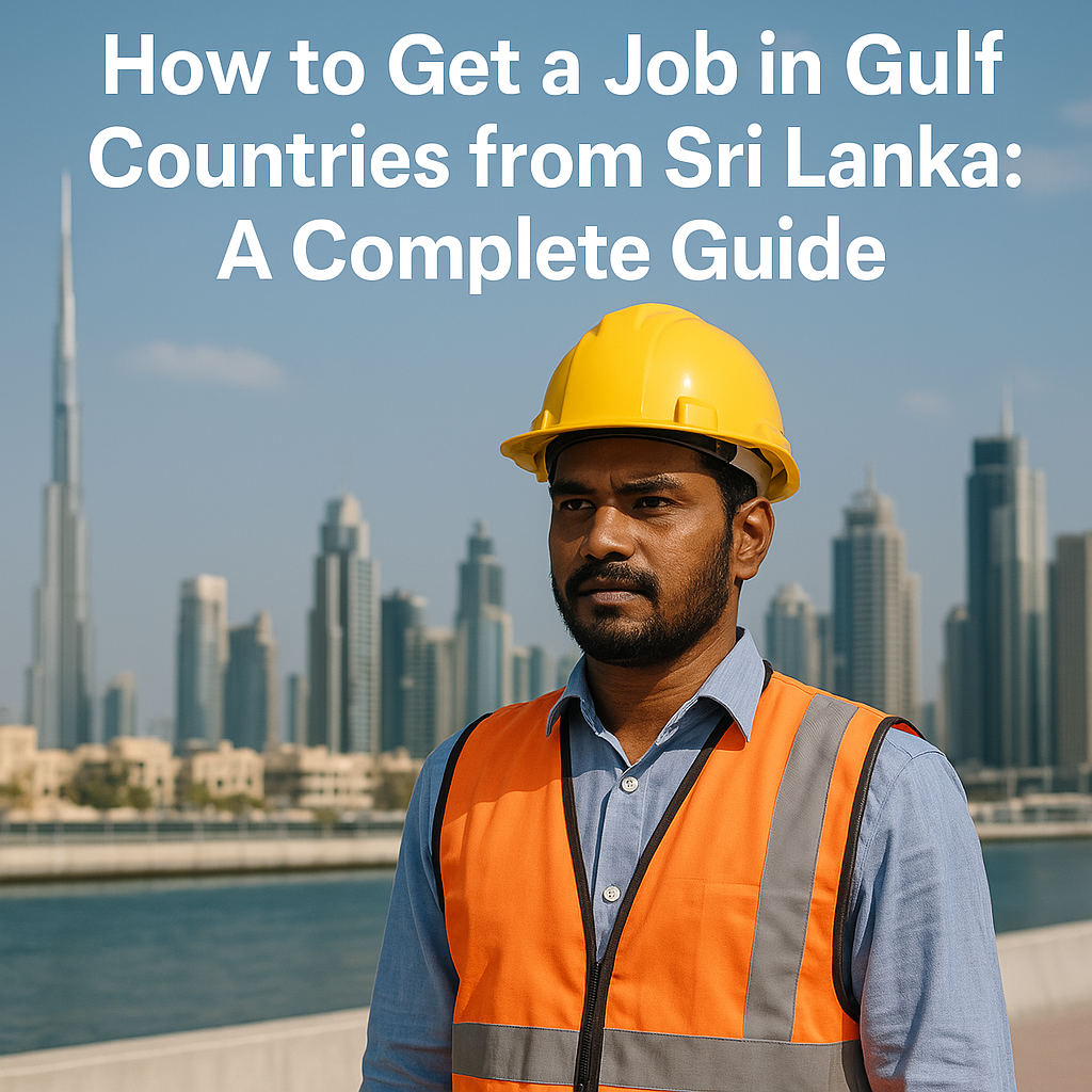 get a job in gulf